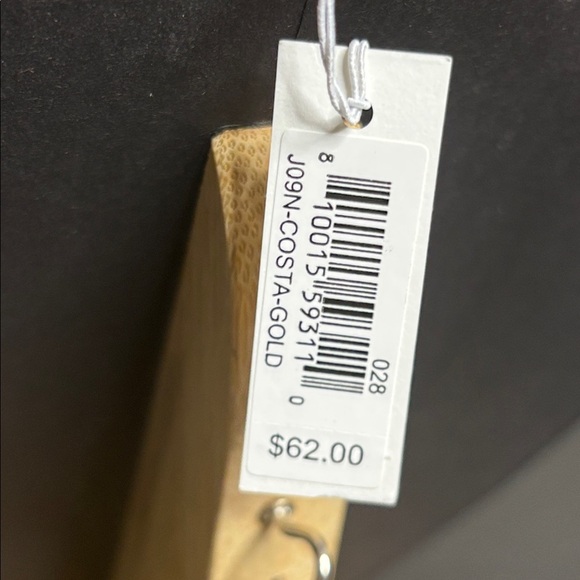 NWT Uncommon James Costa Necklace Gold Tone Pendant Necklace Cross Bow - Picture 4 of 10